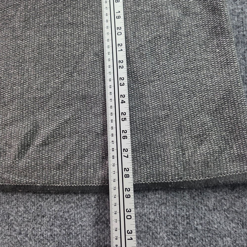 The Territory Ahead Sweater XL Gray V-Neck Textured Cotton Blend Knit Pullover M - Picture 7 of 8